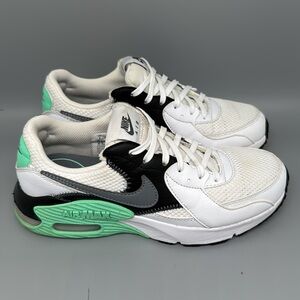 Nike Air Max Excee White Green Glow Running Shoes DM8346-100 Women's Sz 6 EU36.5